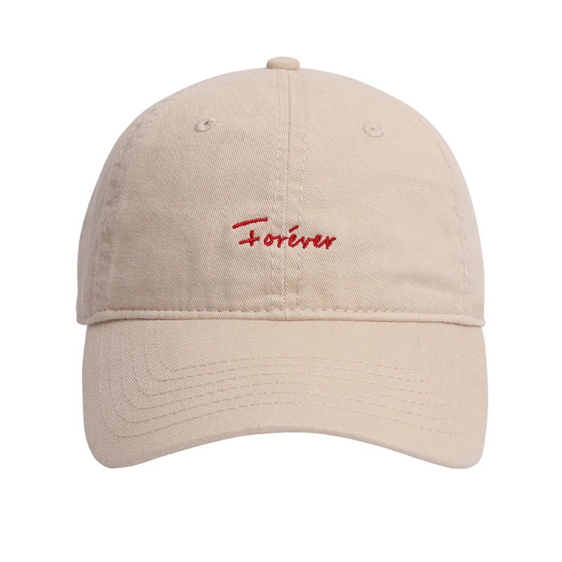 professional custom Casual puff embroidery cotton fabric men baseball caps hats