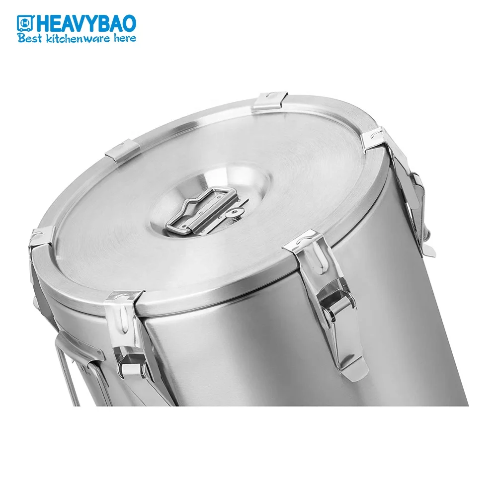 Heavybao Customized Newly Stainless Steel Food Warmer Insulation Containers With Double Walls And Ergonomic Handles