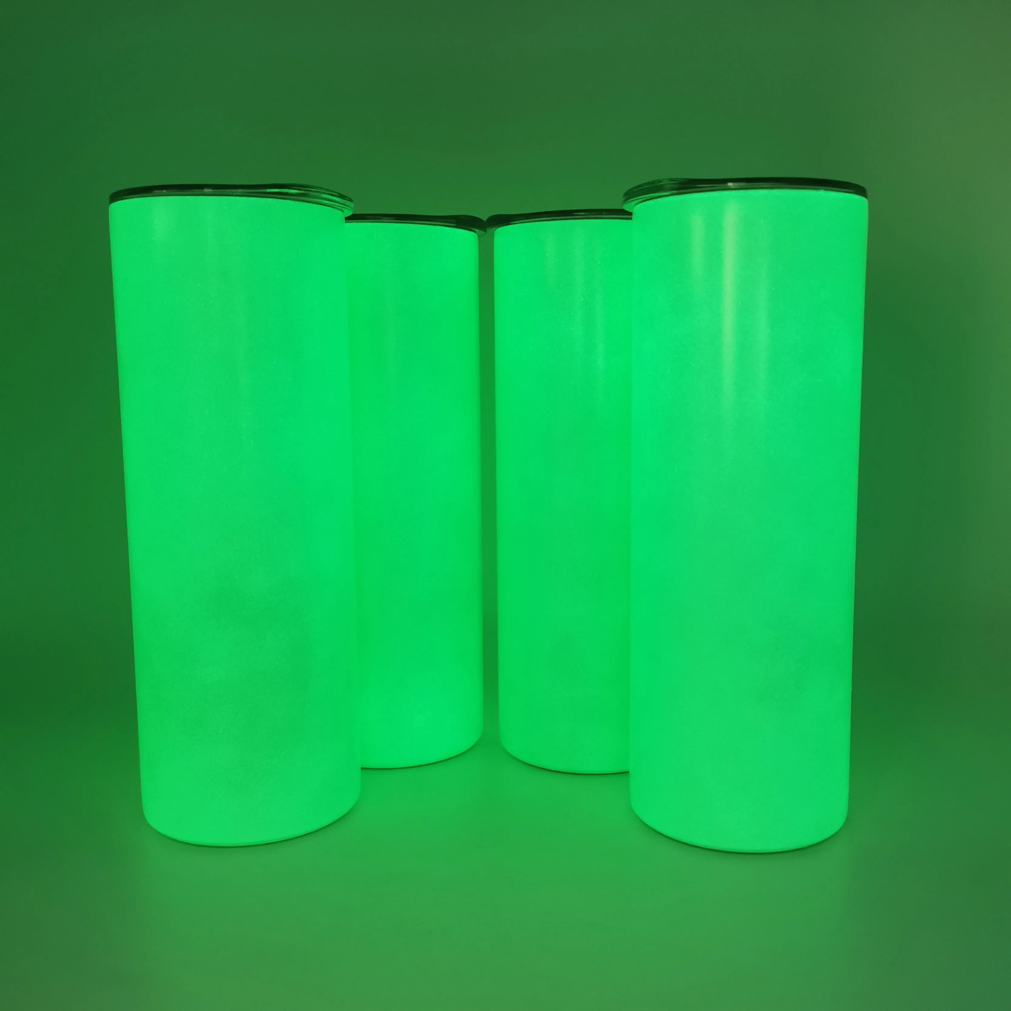 New 20oz stainless steel straight tumbler sublimation   blank glow in the dark paint luminous paint tumbler cups