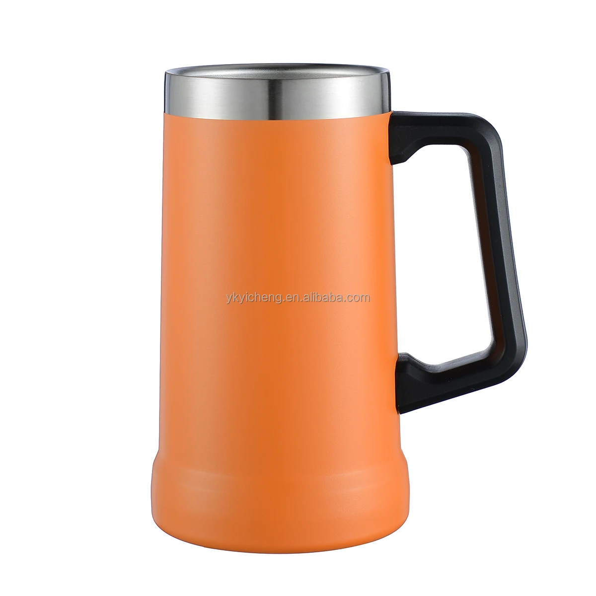 Wholesale Stanley Beer Cup 24oz Grip Original Stainless Steel Vacuum Beer Stein  Mug With Handle Lid