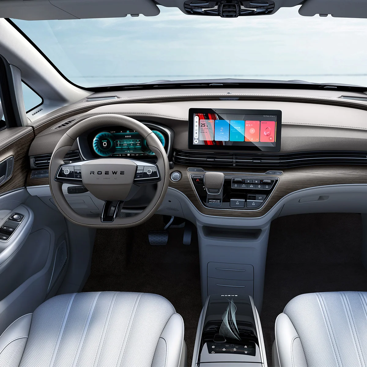 Midium размер MPV 550 км FWD электромобиль Roewe iMAX8 EV Новая энергия 7 мест электрические автомобили для бизнес-всей семьи
