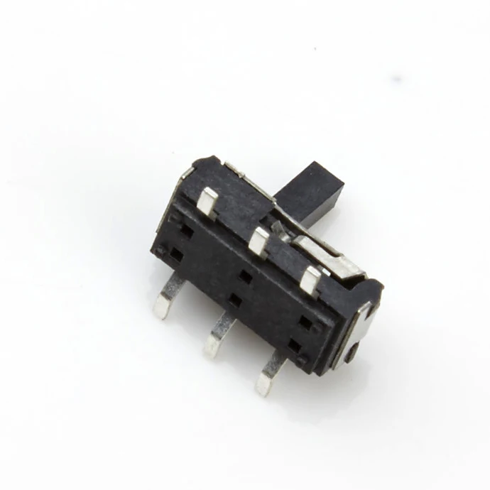 
 12V поставщика горячей продажи маленький серебряный 3 позиции мини ползунковый Переключатель вертикальный подключаемого модуля SMD Тип катушки для MS22D18  