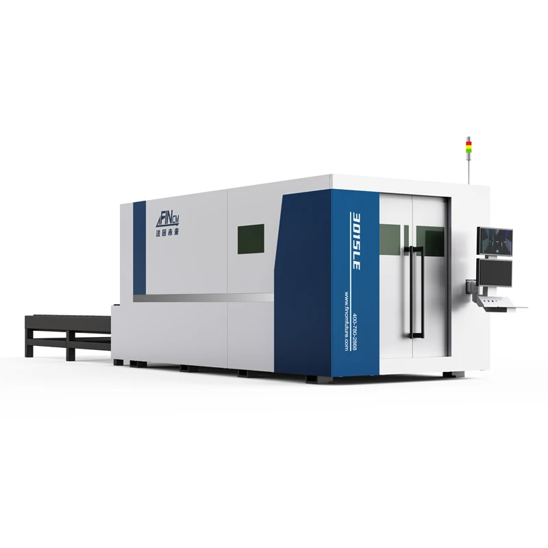 Low Cost Double Switching Table Fiber Laser Cutting Machine 1500W 6000W 3000W 3015 for Stainless Steel Carbon Aluminum Copper