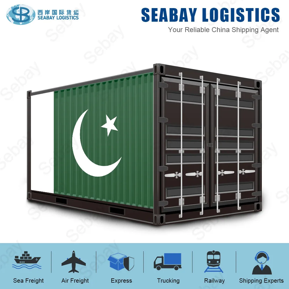 Fast and cheap fedex ship freight forwarder from china to pakistan shipping agent warehouse consolidation service