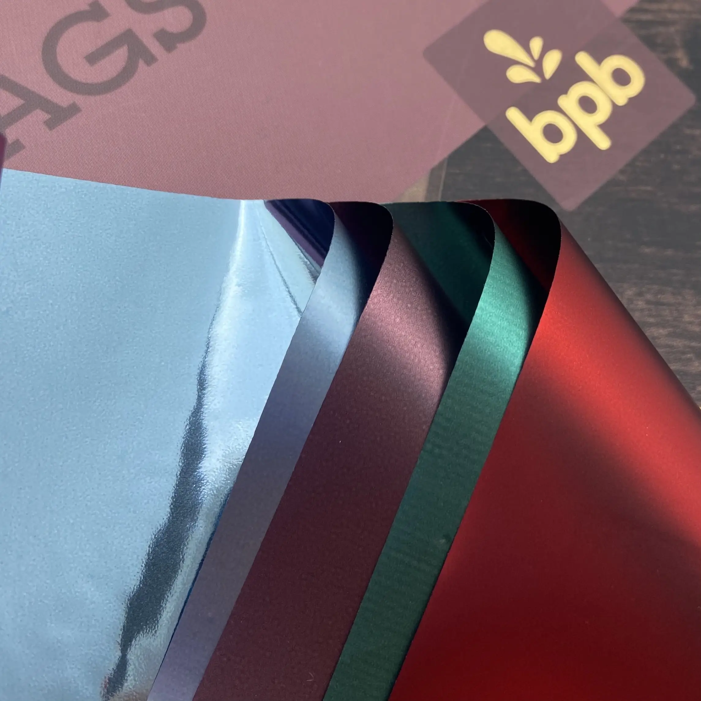 Цветная двухсторонняя упаковка BPB рулон листов с золотым краем водонепроницаемая поделка «сделай сам» подарочная Цветочная Великолепная бумага