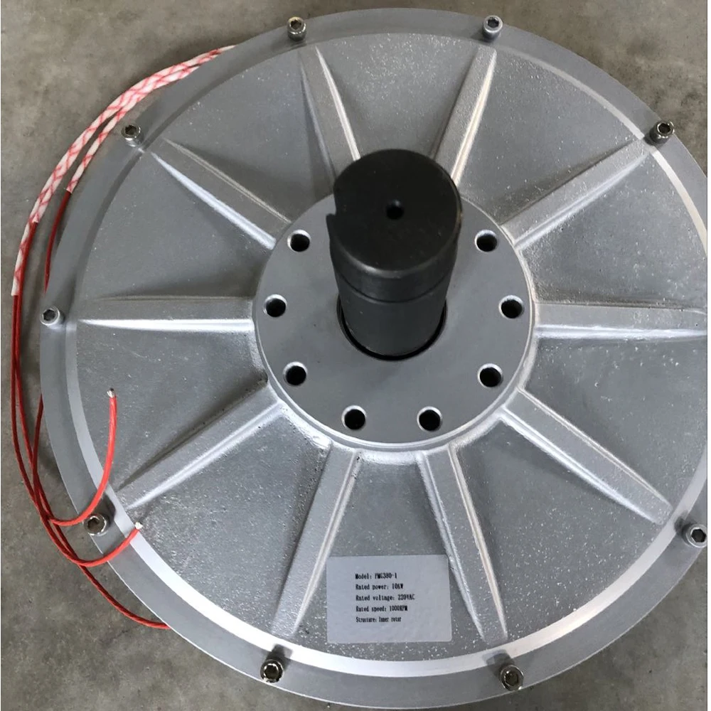 5 кВт 7 10 низкочастотный бесщеточный динамогенератор с низким крутящим моментом Постоянный Магнит ветрогенератор