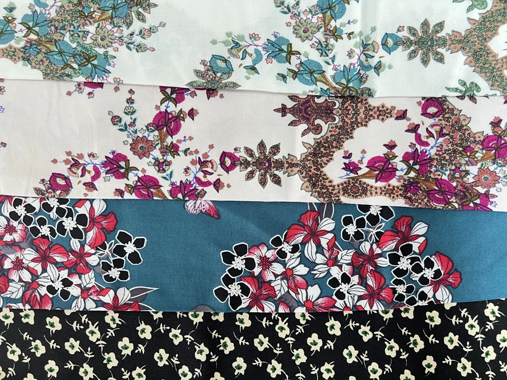 Factory directly wholesale popular 57/58 100% viscose material plain printed rayon fabric