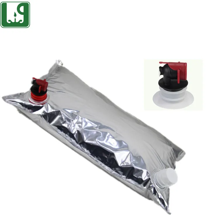 5 L plastic bag in box with valve for ultrasound gel packaging