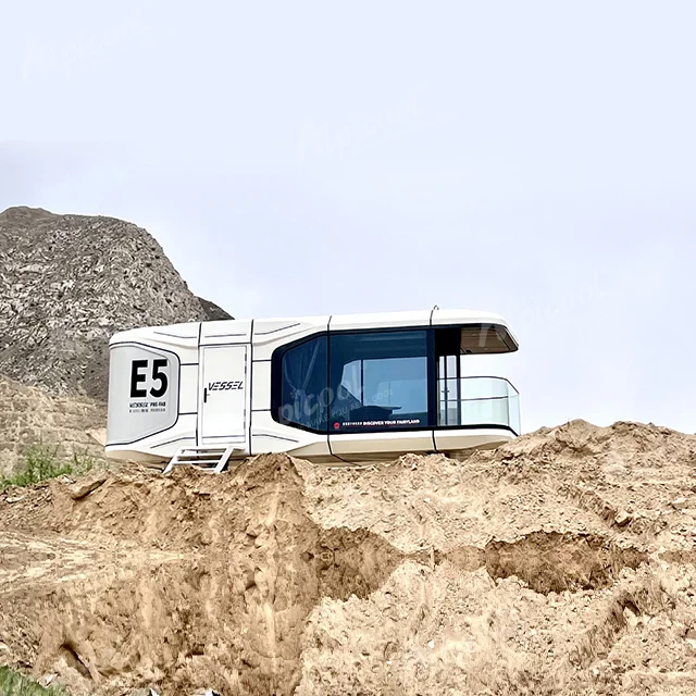 Alpicool Luxury Modern Mobile Fireproof House Capsule Sleeping Pod Space Capsule House