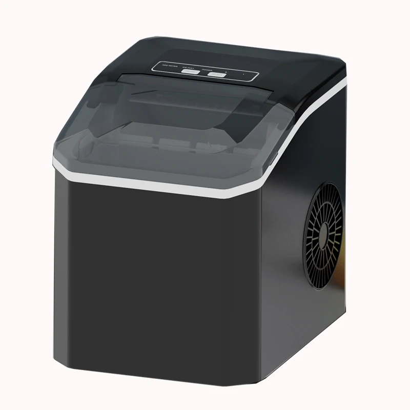 Desktop electric mini bullet mechanism ice maker, used for making transparent ice and snow white ice
