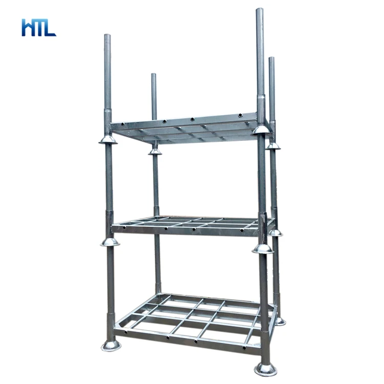 HML Heavy duty steel industrial storage warehouse stacking pallet