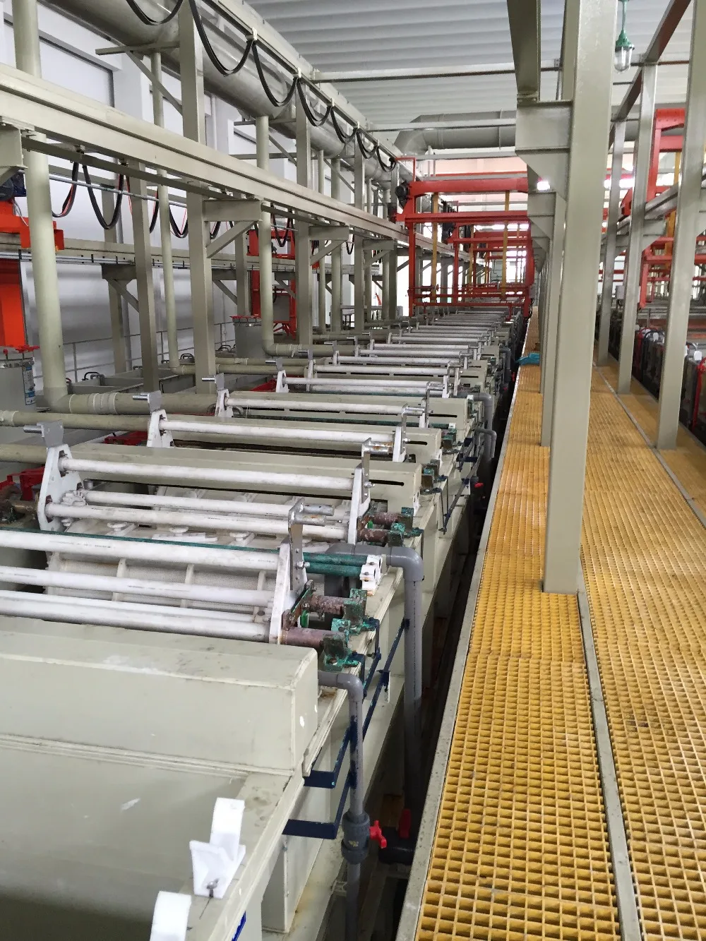 500kg per hour metal electroplating machinery copper plating galvanizing plant zinc plating line
