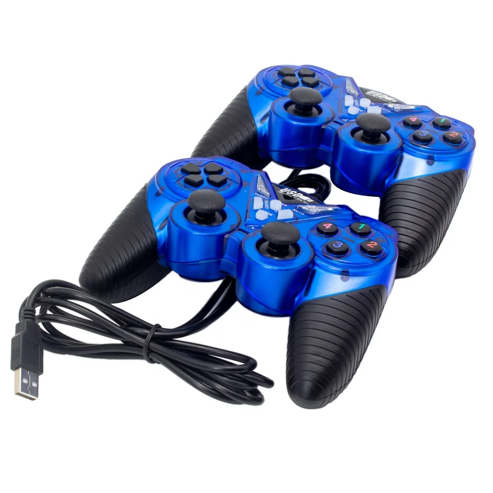 
Hot-selling Wired( 2PCS) PC Controller Joystick Gamepad with Dual-Vibration PC Game Controller In Stock 