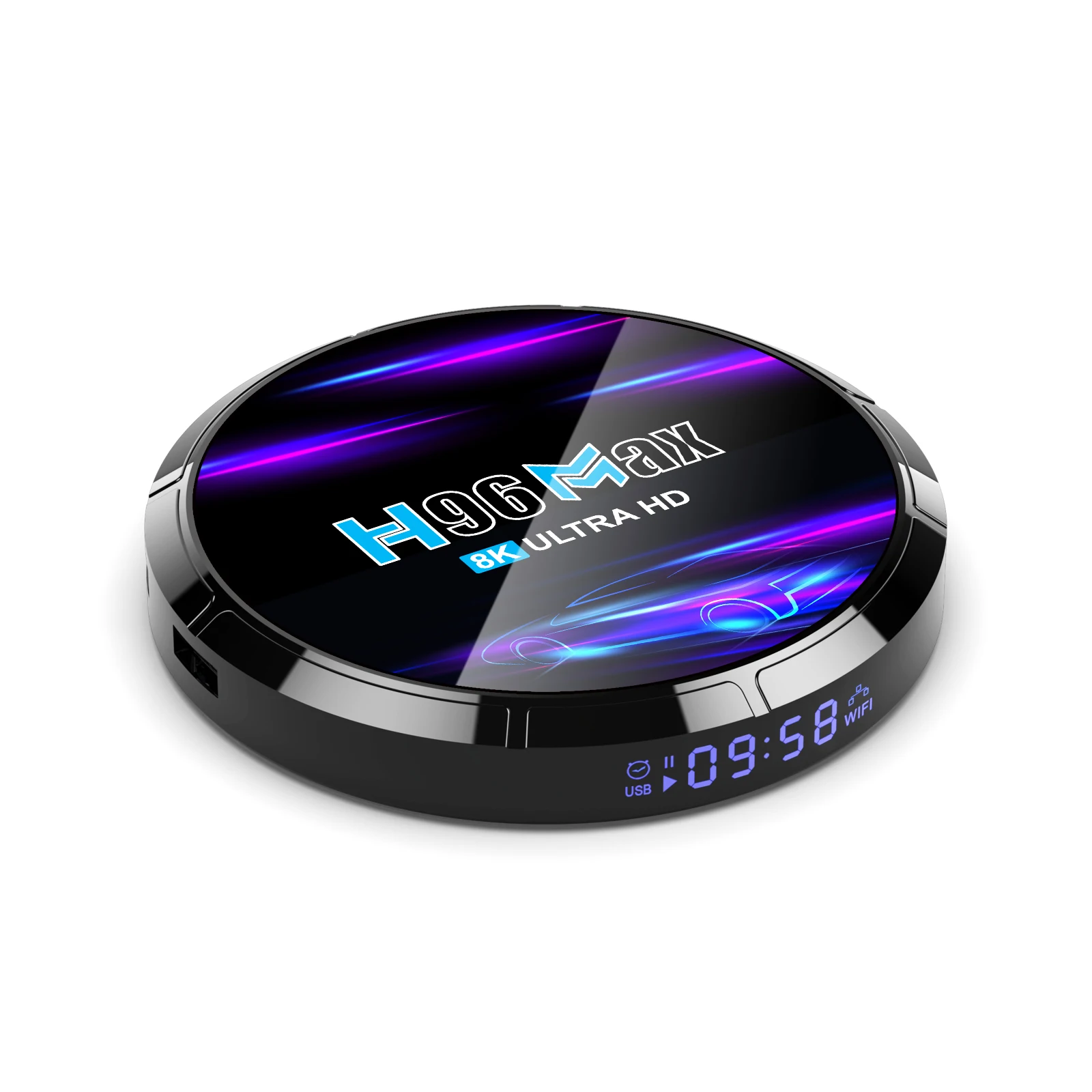 OEM/ODM service Android 12.0 H96 MAX M6  tv box support 8k allwinner H618 streaming Box 2.4G voice remote control media player