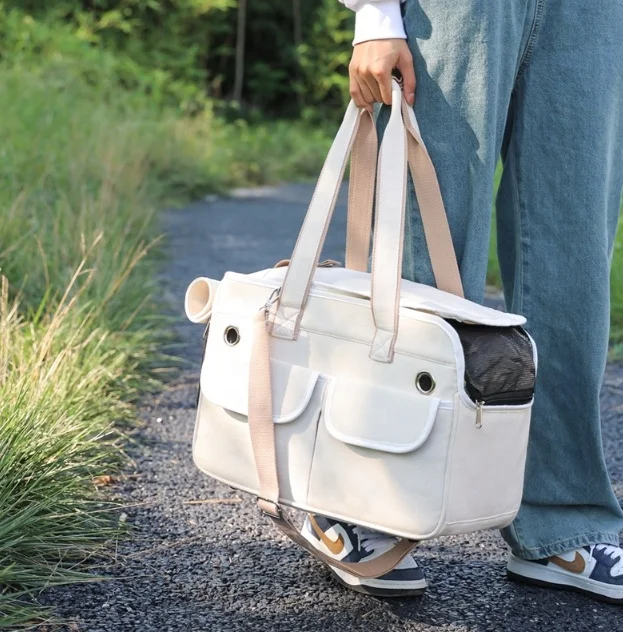 Cozy Pet Carrier Bag Portable Cat Carrier Backpack Ventilated Mesh Backpacks Solid Cats Travel Bag For Cat Small Dog Outdoor