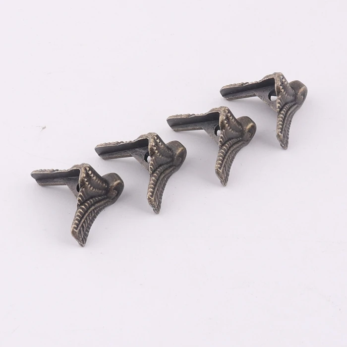 small metal feet corner protector for wooden jewelry box
