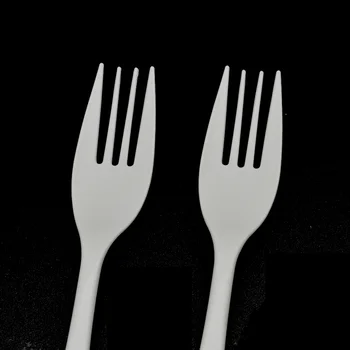 Custom Logo Bulk Package CPLA PLA Knife Fork Spoon Biodegradable Disposable Cutlery Set