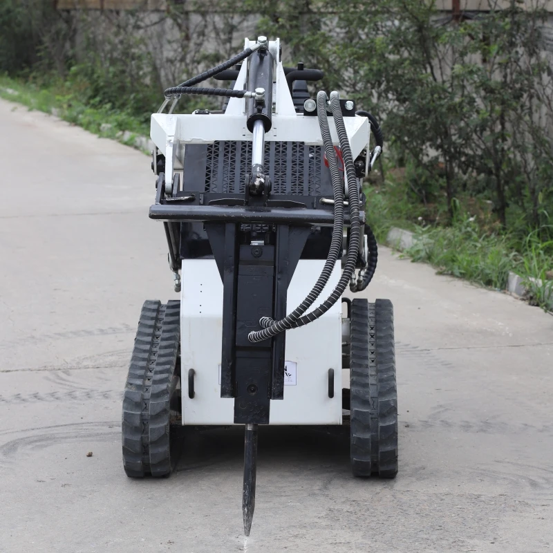 Offerloder Minipala Gommata Kar  Mini Walk Behind Skid Steer Loader