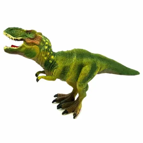 
36cm large soft rubber foam filled dinosaur toy action character with roaring sound, can customized Ball bath fizzer bath bomb 
