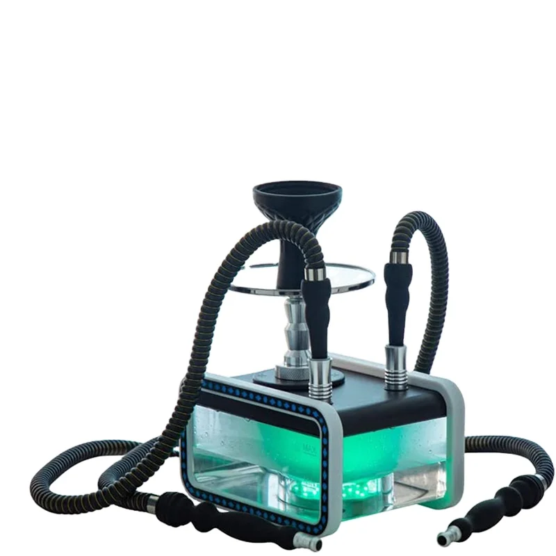 Hot Selling colorful hookah accessories laser LED light shisha hookah set for Shisha Bar Smoking