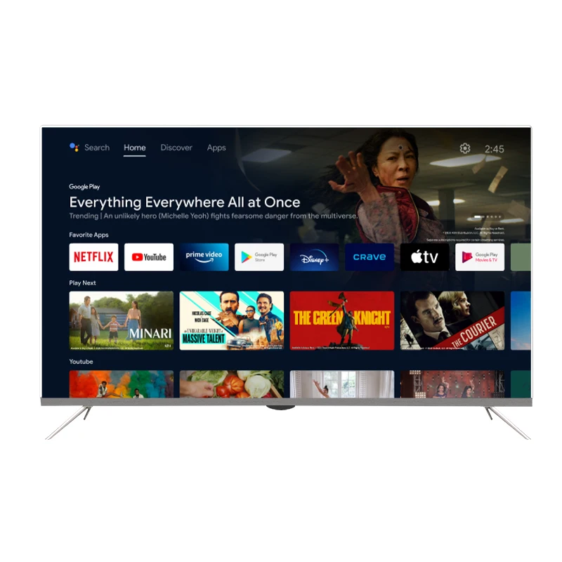 Super Frameless Tv 75inch Large Full Screen Television 4K Smart Tv 75 Inch Tv