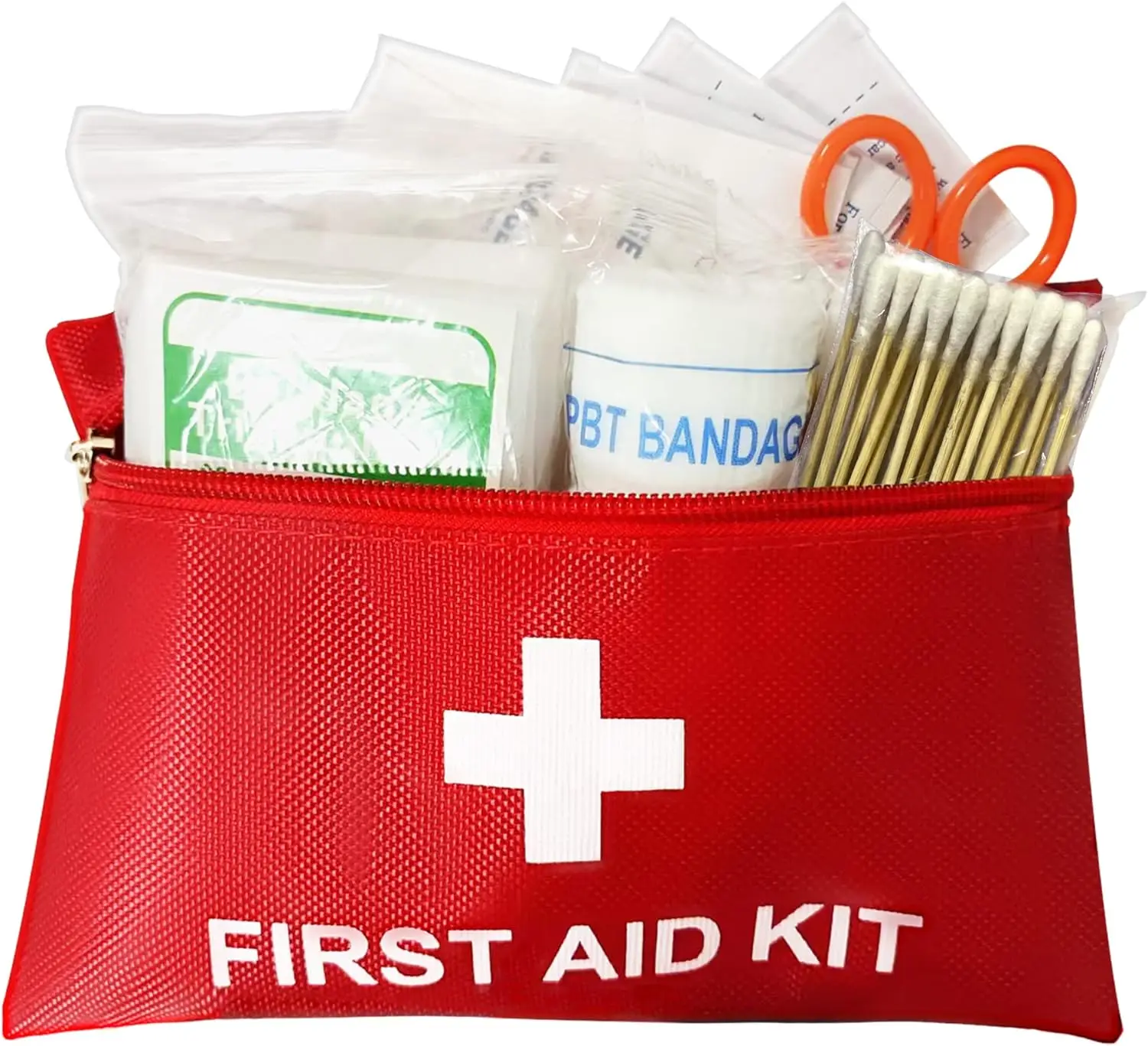 Best Price Red Medical Equipment Mini First Aid Kit first aid box or first-aid bag with Emergency Survival Kit For Hiking