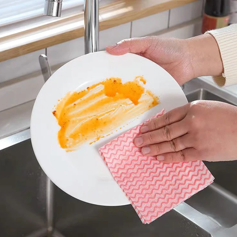 Disposable Nonwoven Wholesale Dish Cloth Multipurpose Nonwoven Cleaning Wipes For Kitchen