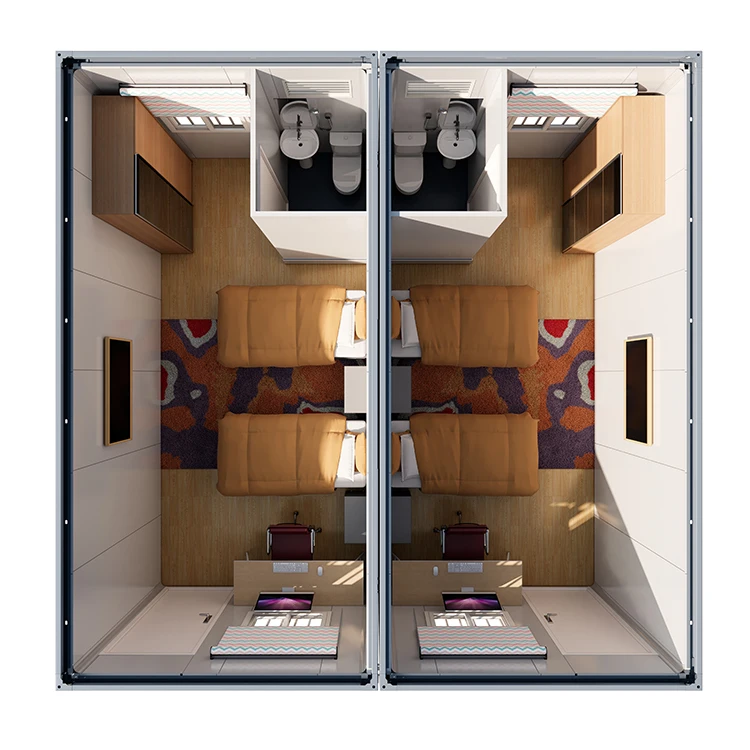 luxury flat pack container prefab house ready made economical portable prefabricated living home unit for sale in malaysia