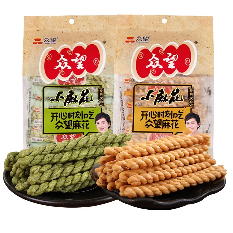 Поставка от производителя повседневные закуски жареные закрученные Хрустящие закуски 130 г