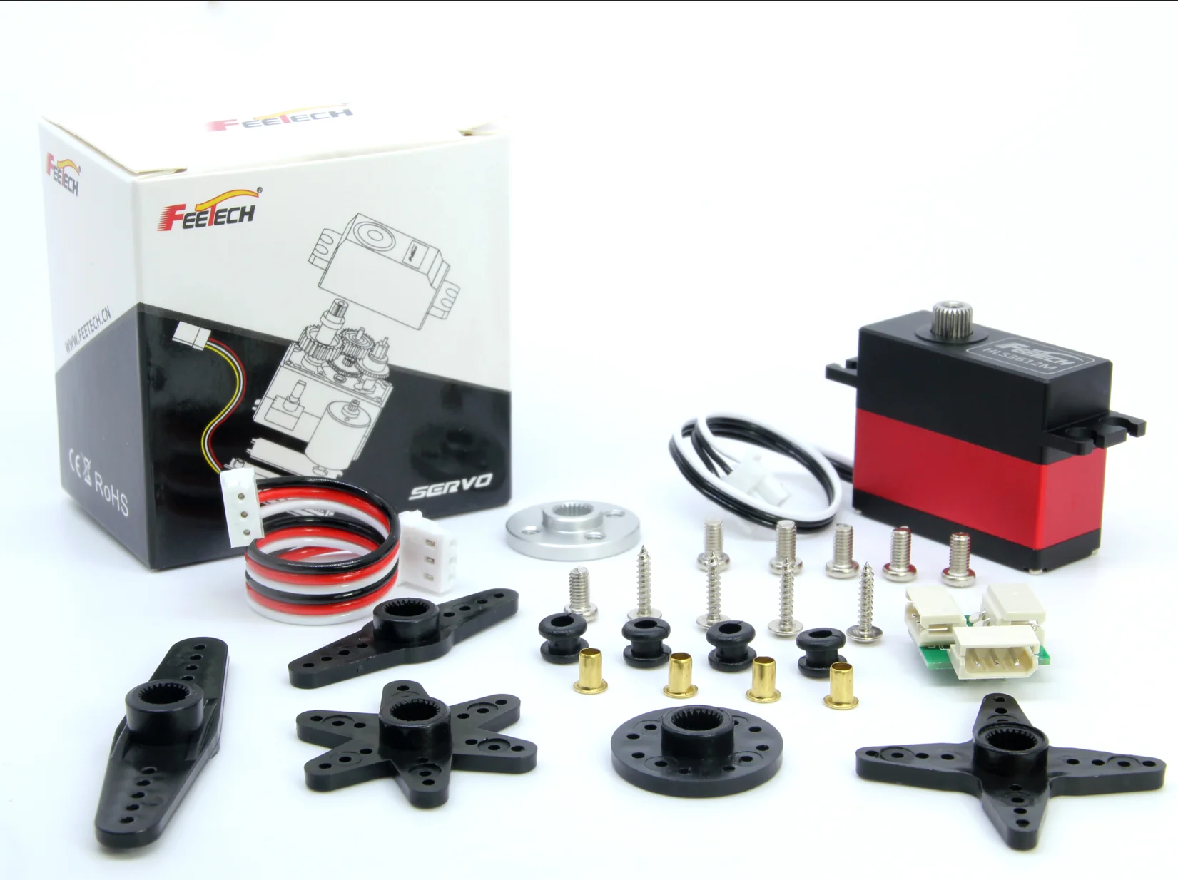 Feetech HLS3912M  7.4V15kg.cm  torque control TTL Double Shaft Constant Force Serial Bus Servo For Robot Fixture Dexterous Hand