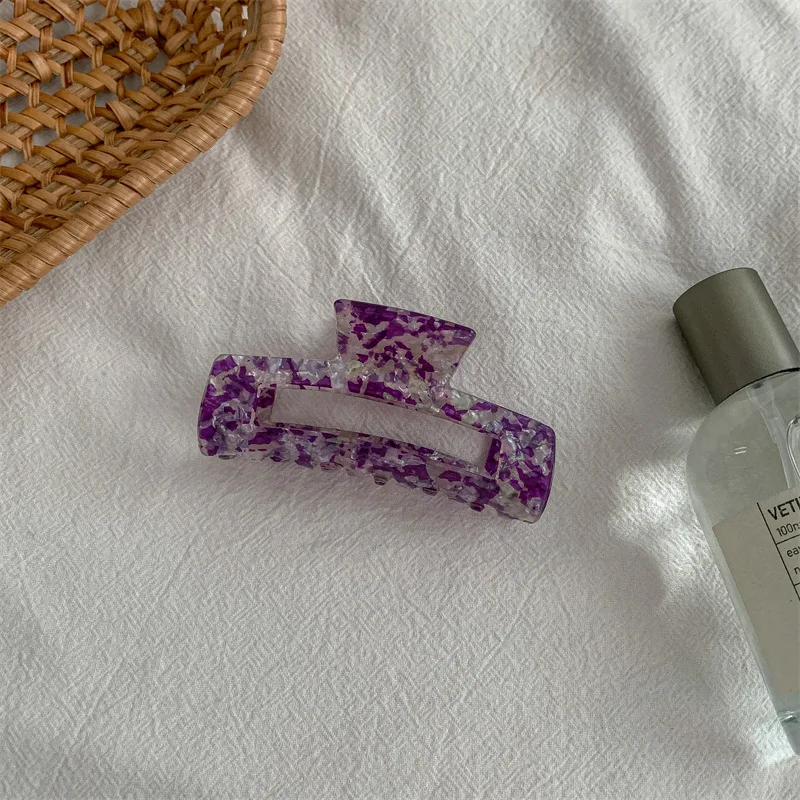 Factory Wholesale Women Hair Clamp Cheap PVC Acrylic Hair Claws Clips for Girls