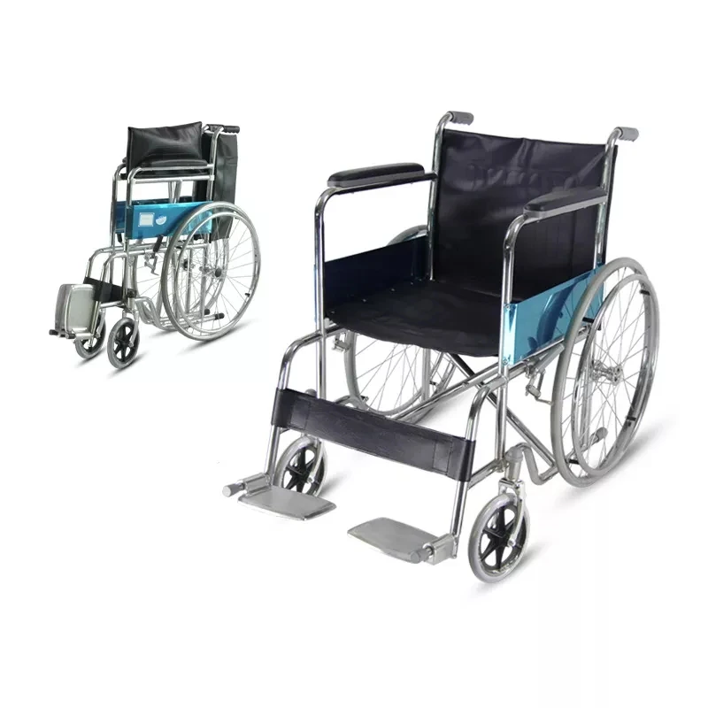 Cheap Price Factory sale 809 steel wheelchair manual  lightweight folding wheelchair Price
