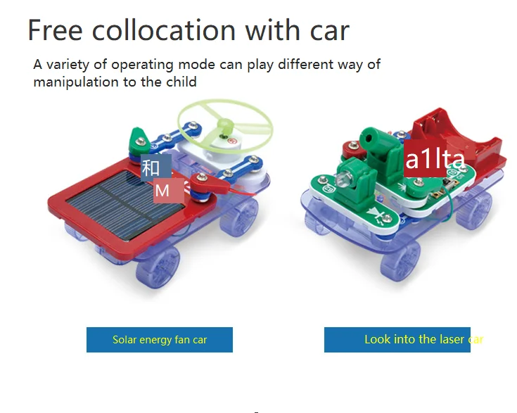 Wholesale Educational Toys Electronic Building Blocks Assembling Toys For Kids Science Experiment Kits