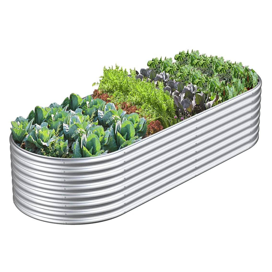 China Manufacturer Planter Box Metal Galvanized Raised Garden Beds for Vegetables and Flowers