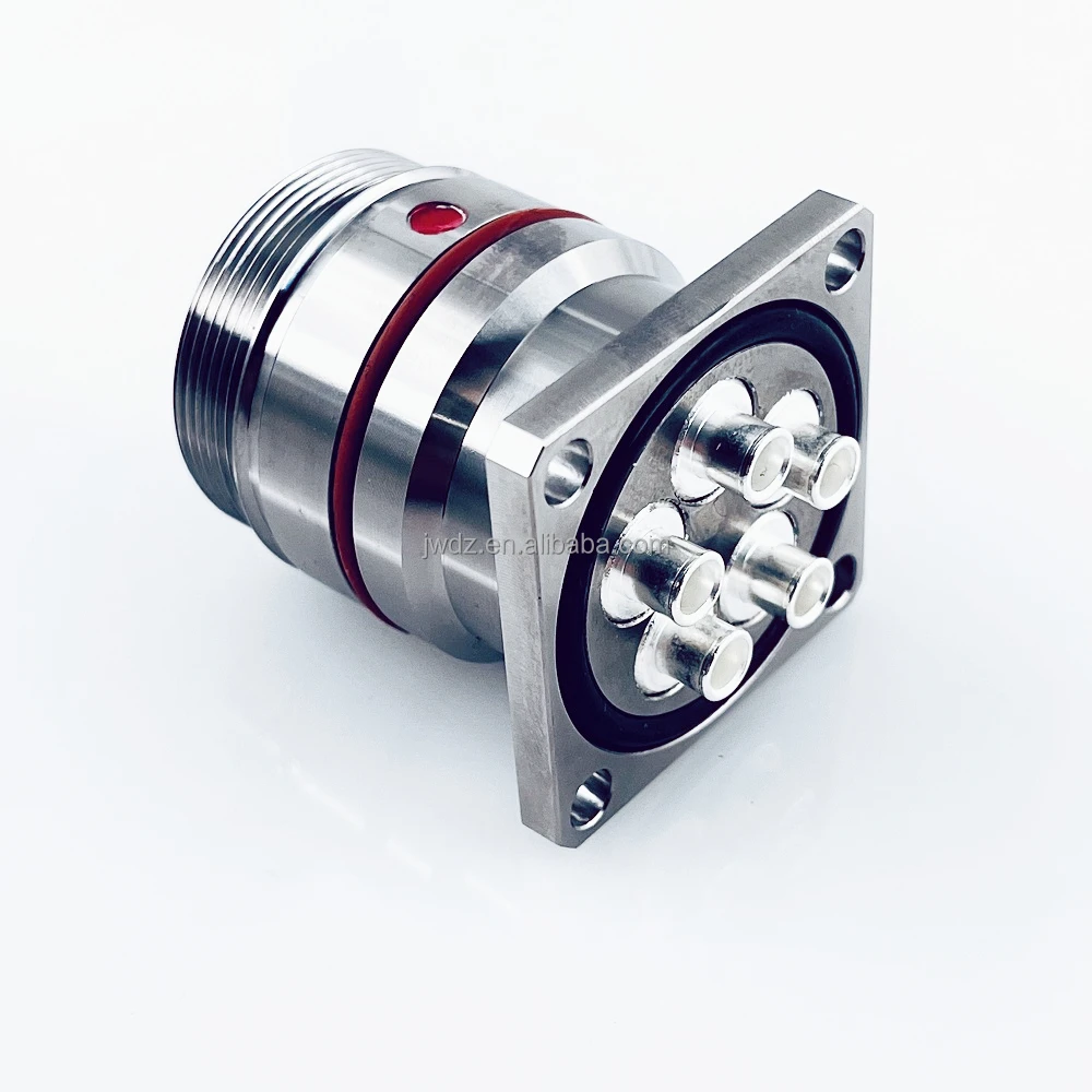 RF Cluster MQ5 male plug 5 pin connector for semi-flexible RG141 RG402 cable