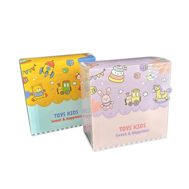 Hot Sale Custom Eco Friendly Transparent Box PP Folding Plastic Container Plastic Gift Box