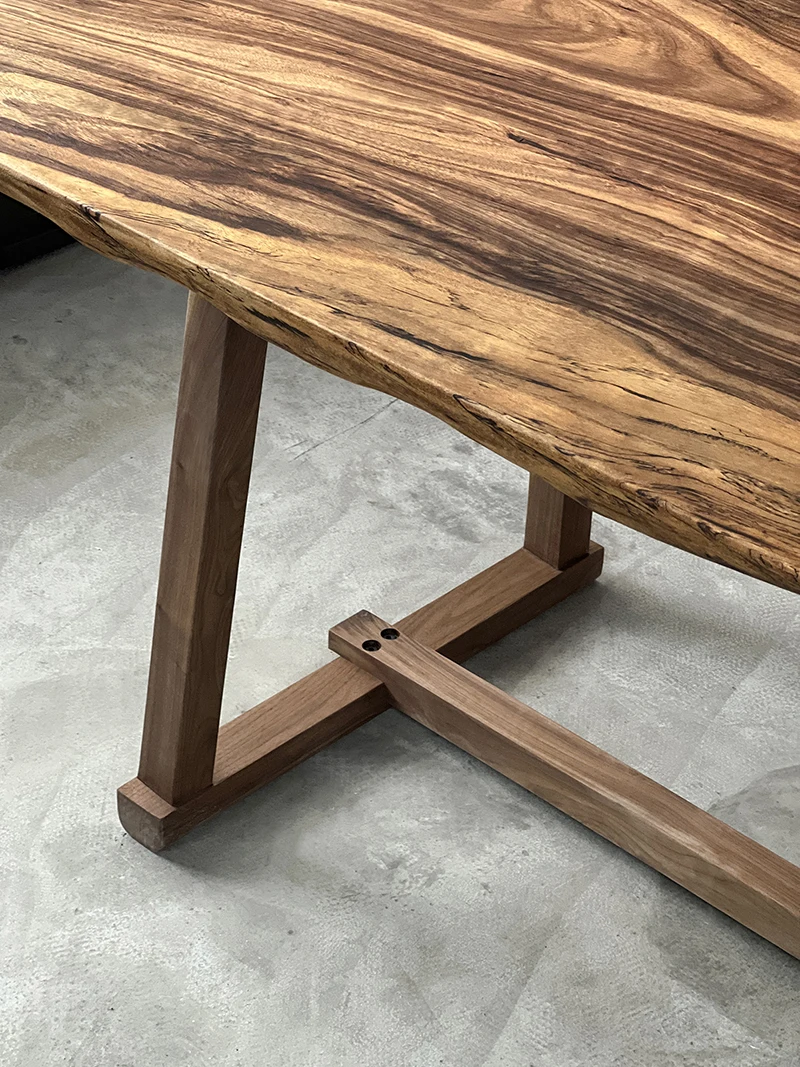 Raw slabs butcher block counter top solid wood dining table slab live edge table top mahogany wood slab