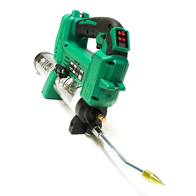 Portable hand held grease oil gun lubrication high pressure li-ion battery cordless electric grease gun