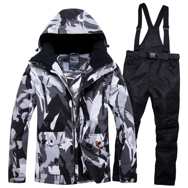  Factory Wholesale OEM Available Ski Cloth Suit Windproof Waterproof Keep Warm Jumpsuit For