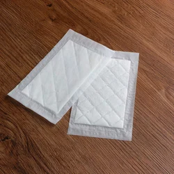 Meat Pad Food Grade Blood Liquid Absorbing Packing Fish Absorbent Tray Packaging Disposable 7 Days White, Black 40ml 160x80mm