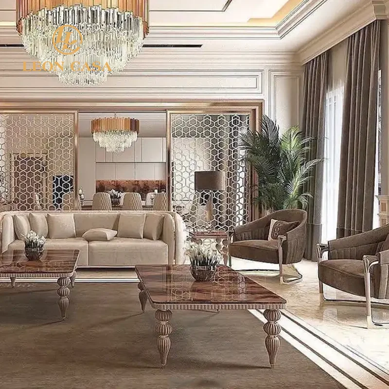 Luxury High End Dining Table And Chairs Manufacture Custom Made Modern Luxury Nordic Dining Table Set