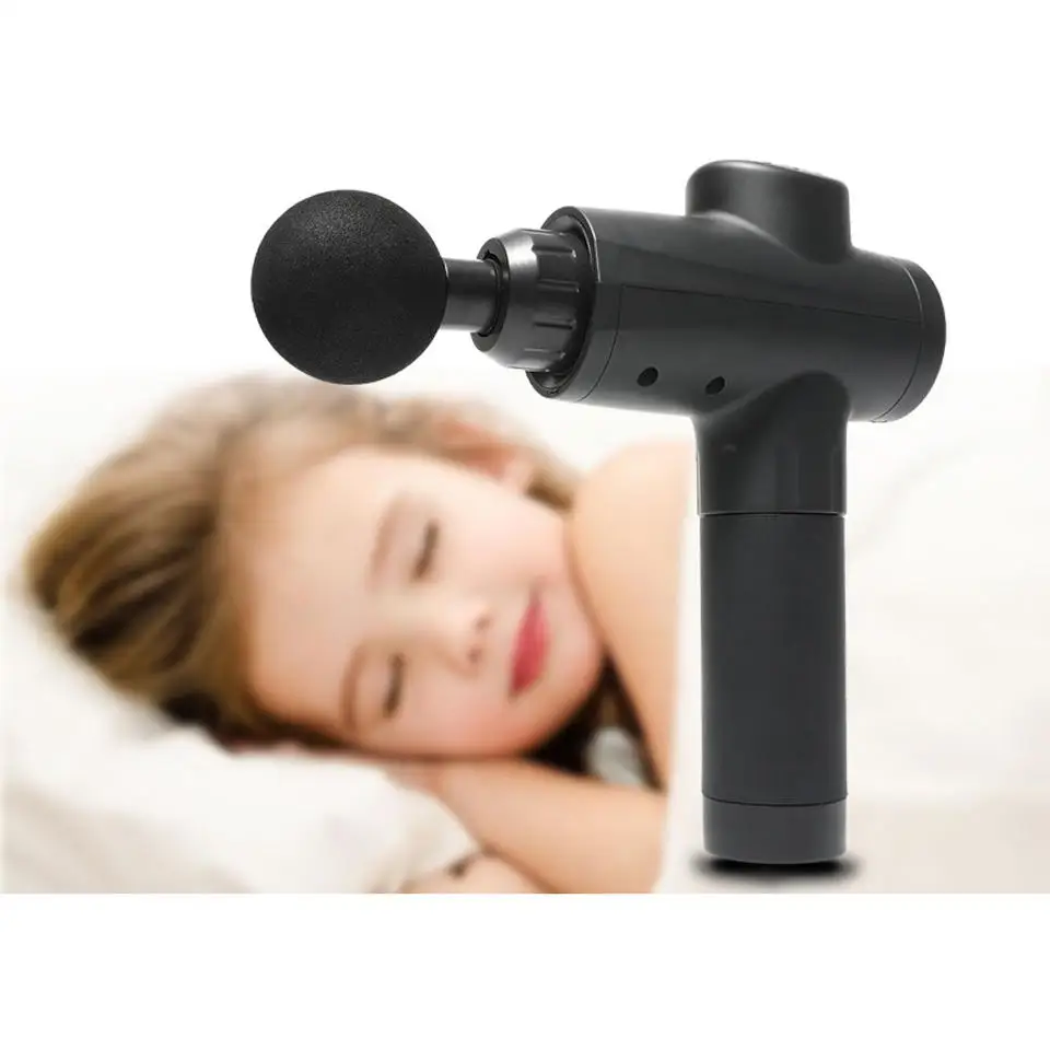 Portable handheld deep muscle fascia tissue 6 heads brushless motorvibration mini infrared massage hammer Fascia Gun