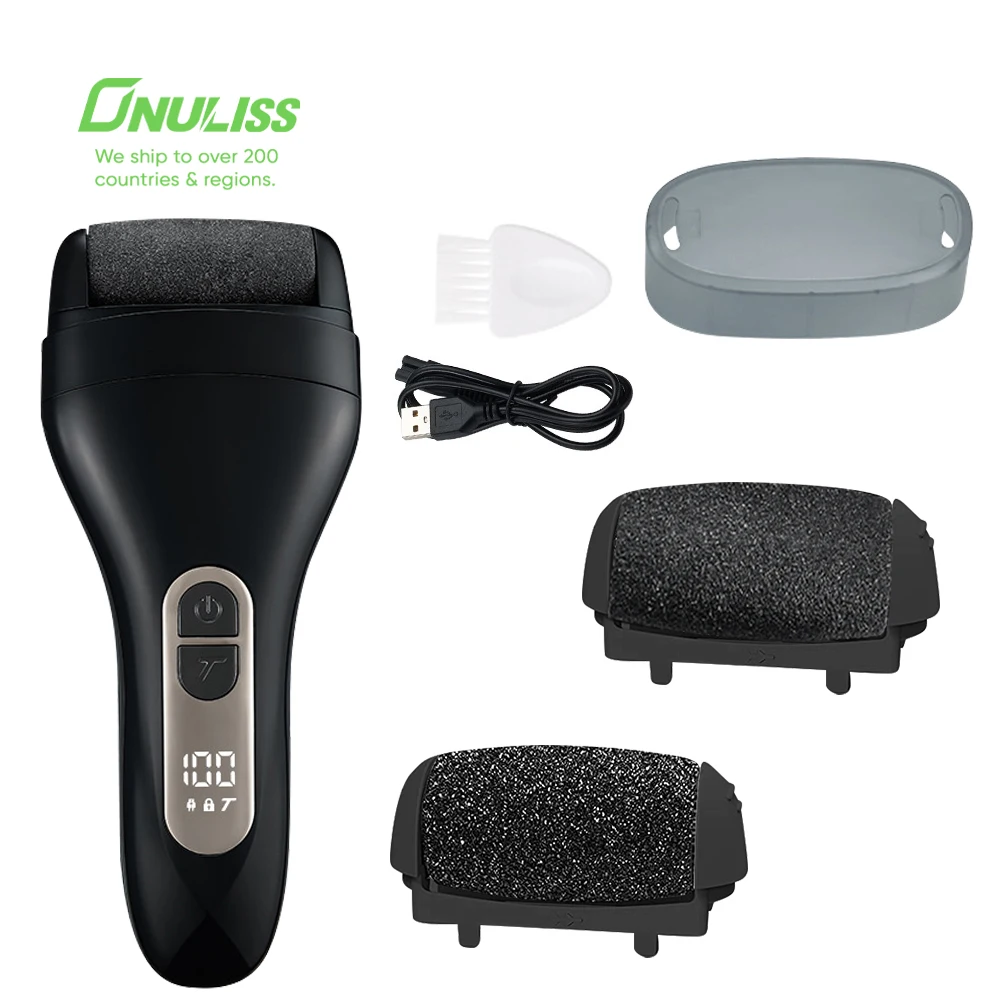 Portable Electronic Rechargeable Callus Remover Electric Foot File Pedicure Kit Feet Scrubber