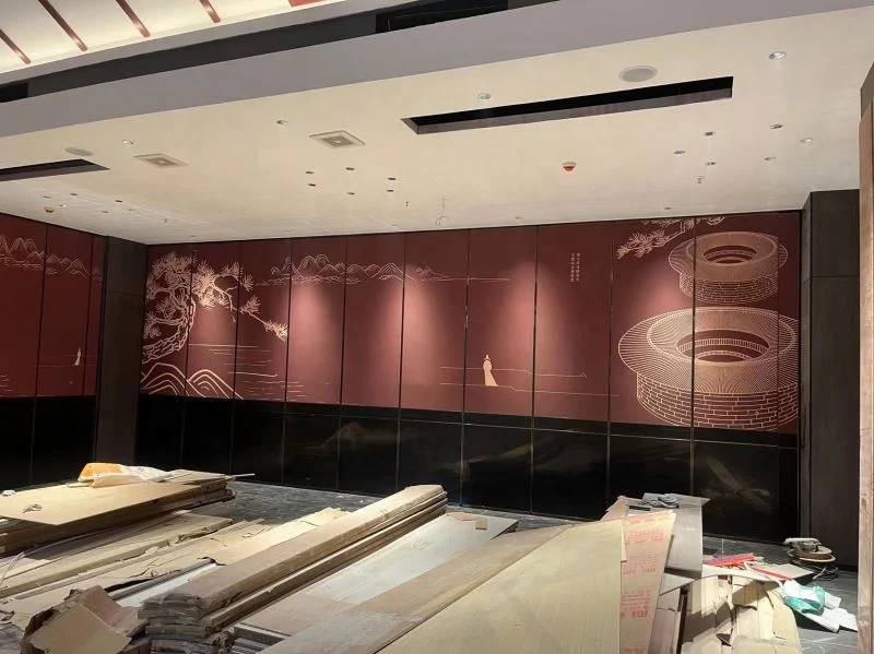 Easy factory Office partition wall aluminum DIY moveable partition for muti-function meeting room