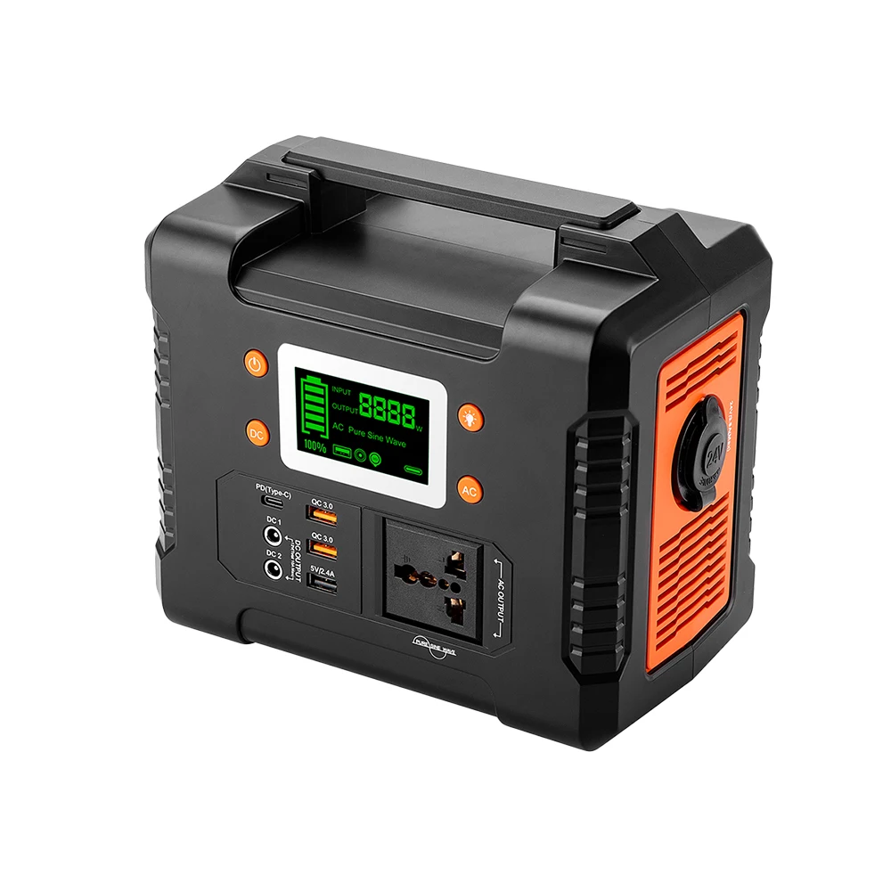 Factory 300Wh Portable Power Station Solar Energy for Outdoor Activity Sport Hunting Shooting Camping Hiking Journey Party