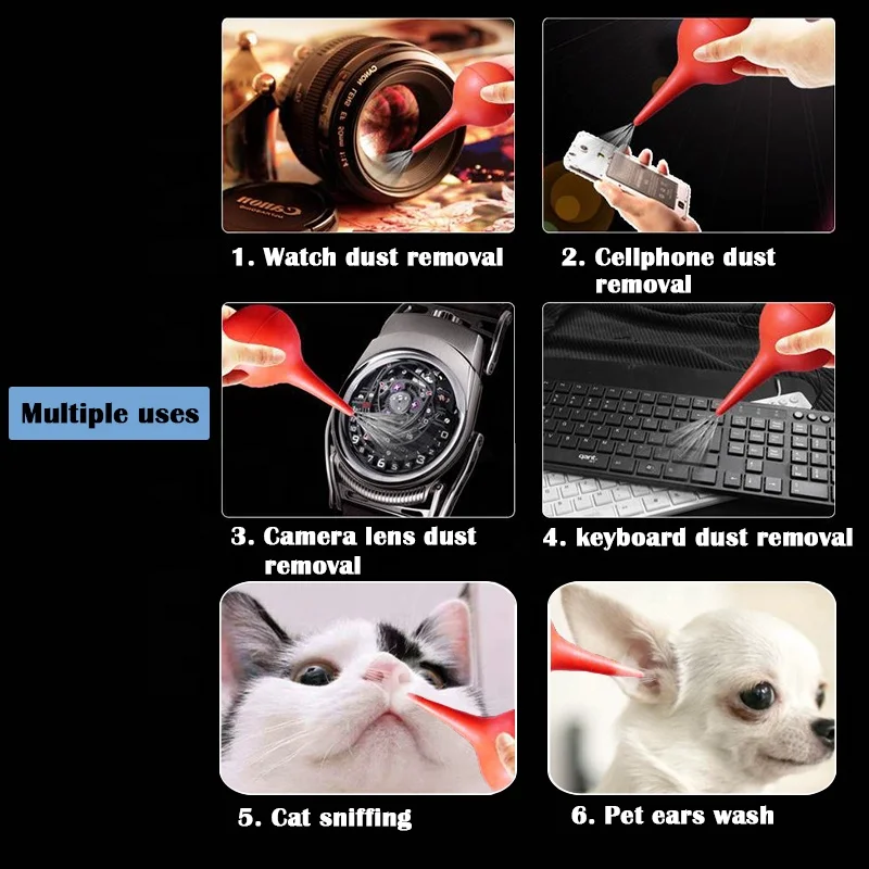 30ml 60ml 90ml Laboratory Tool Pet Nursing Kit Ear Wash Ball Cleaner Earwax Remover Rubber Squeeze Hand Bulb Ear Syringe Ball