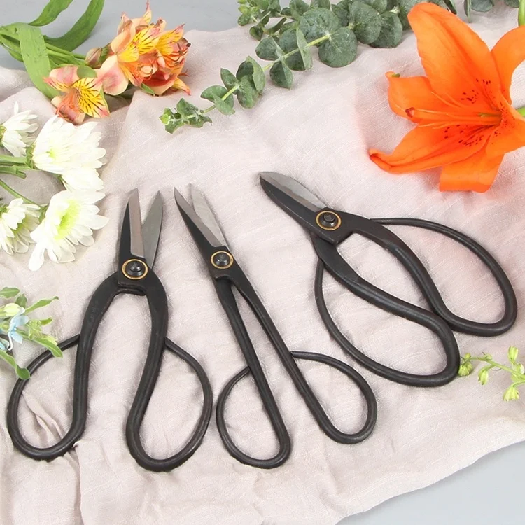 Wholesale Garden scissors flower cutting scissors durable bonsai branch scissors supplier