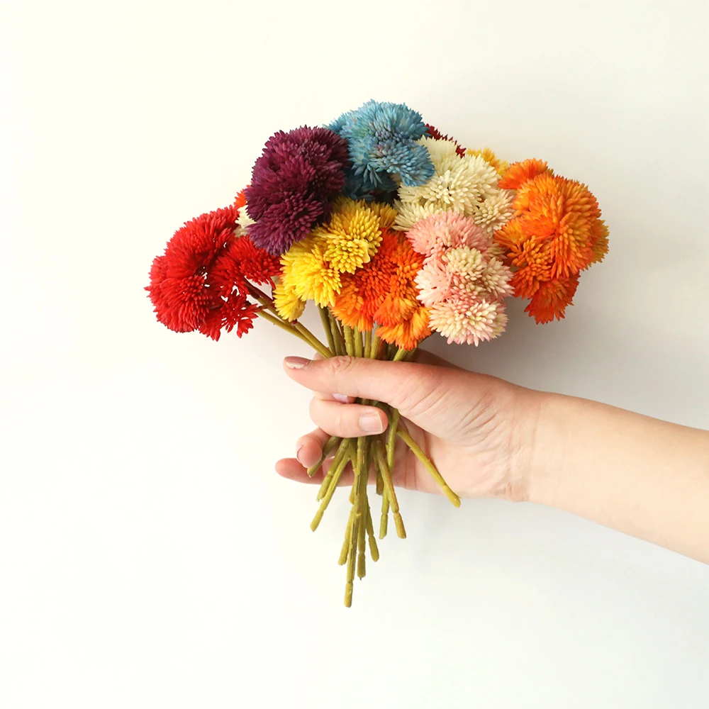 Hot sale colorful silk flower hydrangea floral arrangements