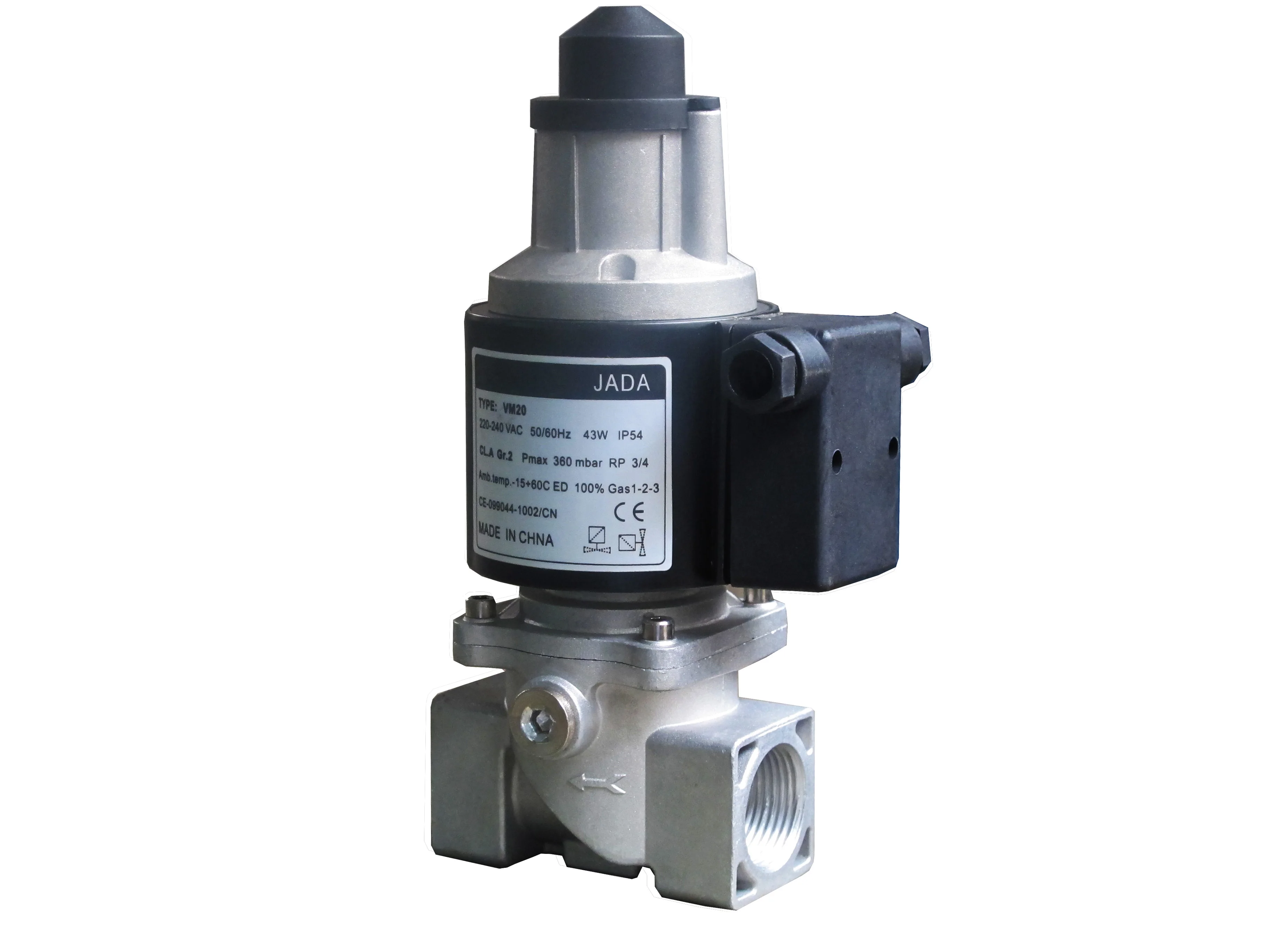 gas solenoid valve regulating valve using for natural gas pipeline