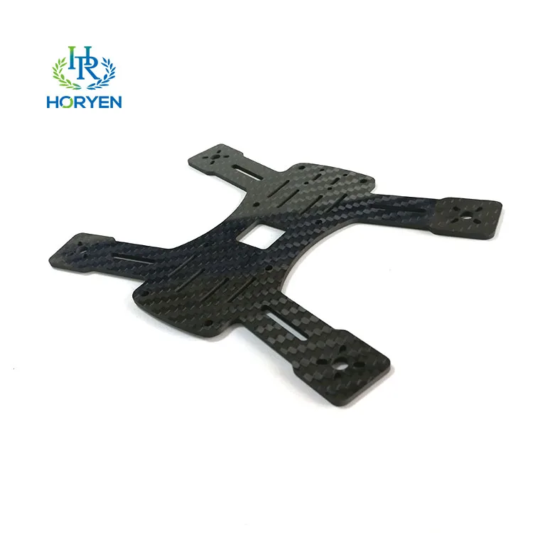 High strength OEM cnc sheet lamina fibra carbono carbon fiber plate for uav parts